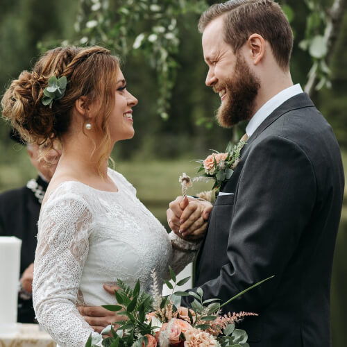 bride and groom