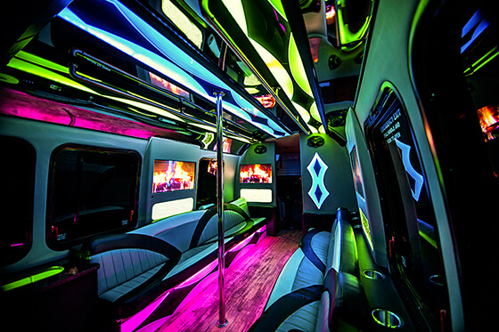 indy party bus for larger groups